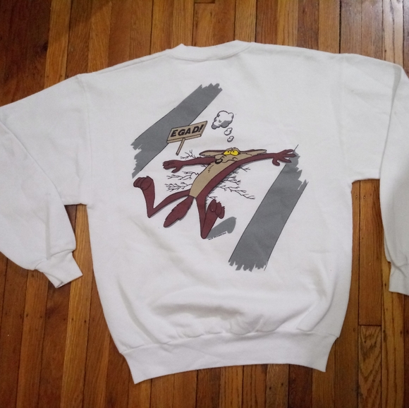 Vintage Looney Tunes NASCAR Sweatshirt RARE 1993 - Picture 2 of 8